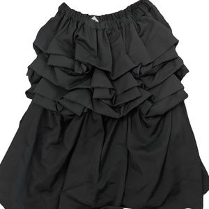 Comme des garçons multi layers ruffle skirt